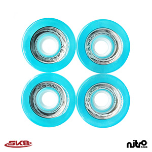 Surfskate NitroSk8 Wheel Transparent Blue
